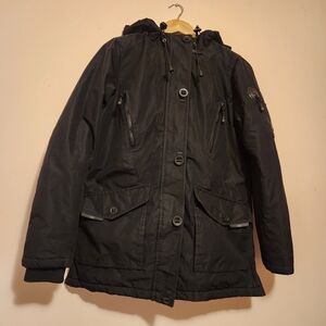 Mountain Ridge Women's Black Parka Jacket Size S Winter Ski Snow Hike